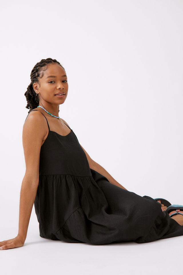Urban outfitters linen dress hotsell