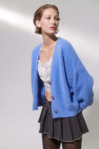 Urban Outfitters Thea Fuzzy cheapest Cardigan