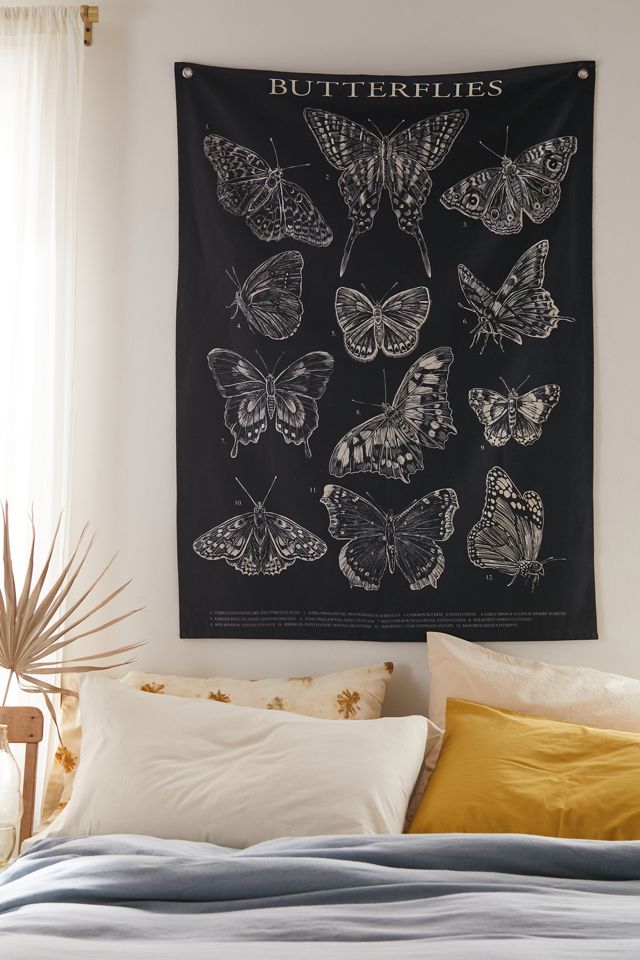 Butterfly Botanical Tapestry Urban Outfitters Canada