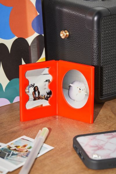 Urban Outfitters Uo Instax Double Picture Frame In Hot Orange At  In Red