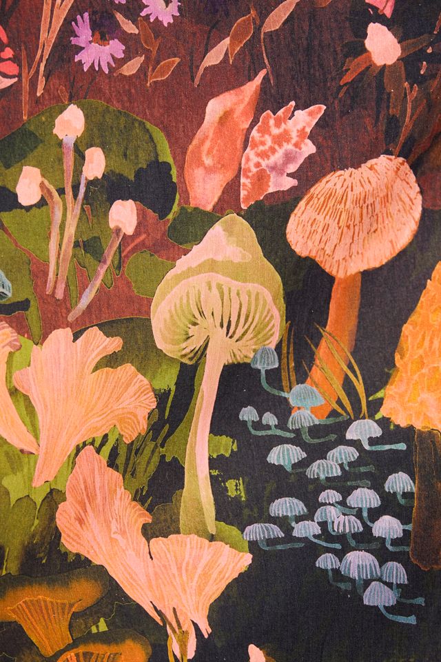 Night Mushroom Landscape Tapestry Urban Outfitters Canada