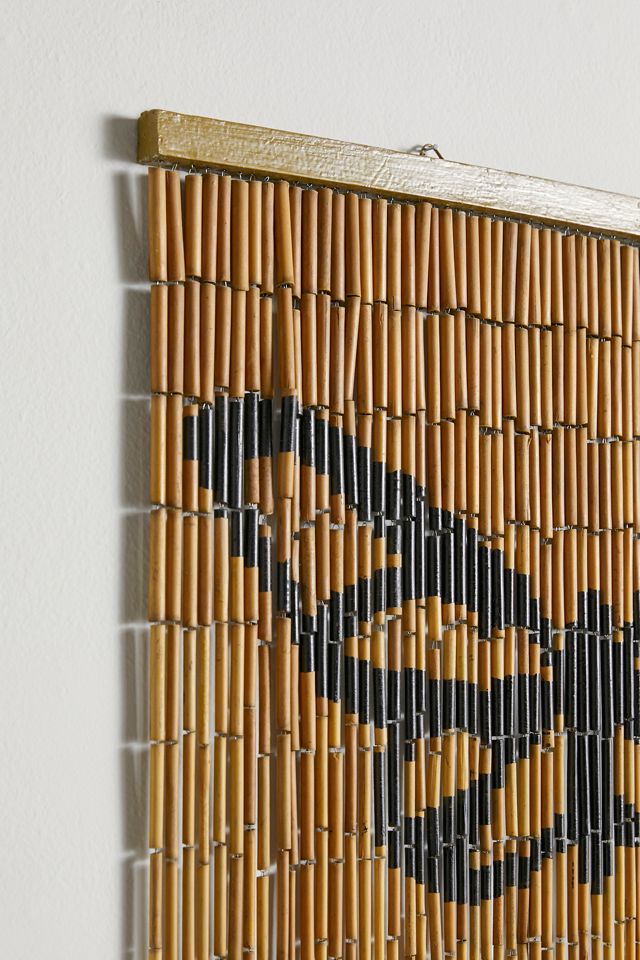 Butterfly Bamboo Beaded Curtain | Urban Outfitters