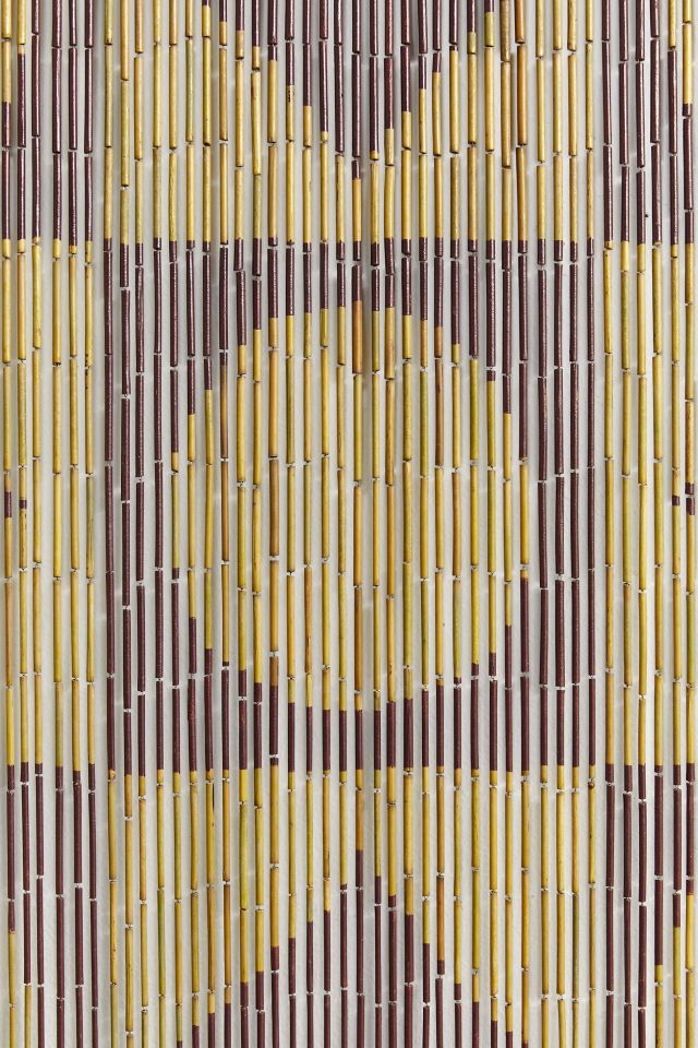 Geo Bamboo Beaded Curtain #2