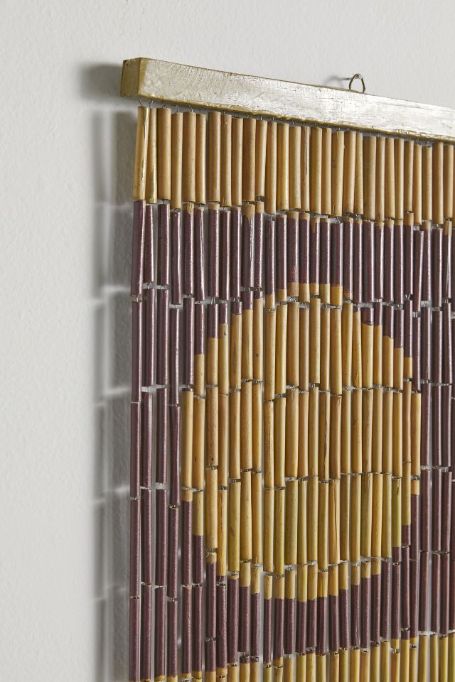 Geo Bamboo Beaded Curtain #3