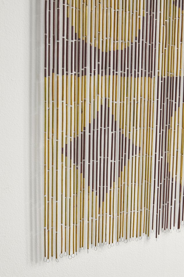 Geo Bamboo Beaded Curtain #4