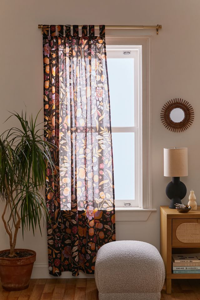 Hazel Floral Window Panel