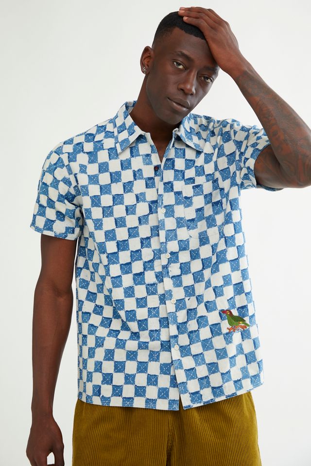 KARDO Upcycled Checkerboard Shirt | Urban Outfitters