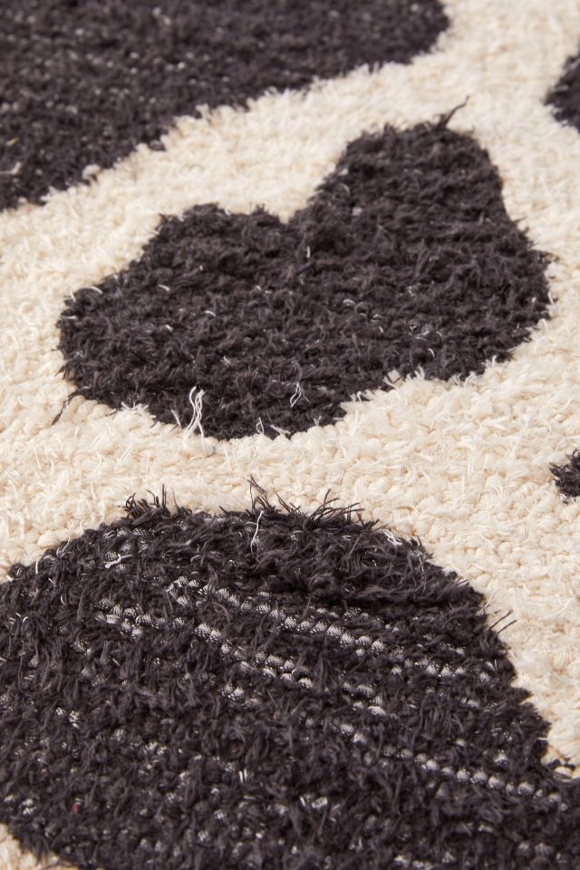 Tapis Shaggy Touffeté Imprimé Vache #2
