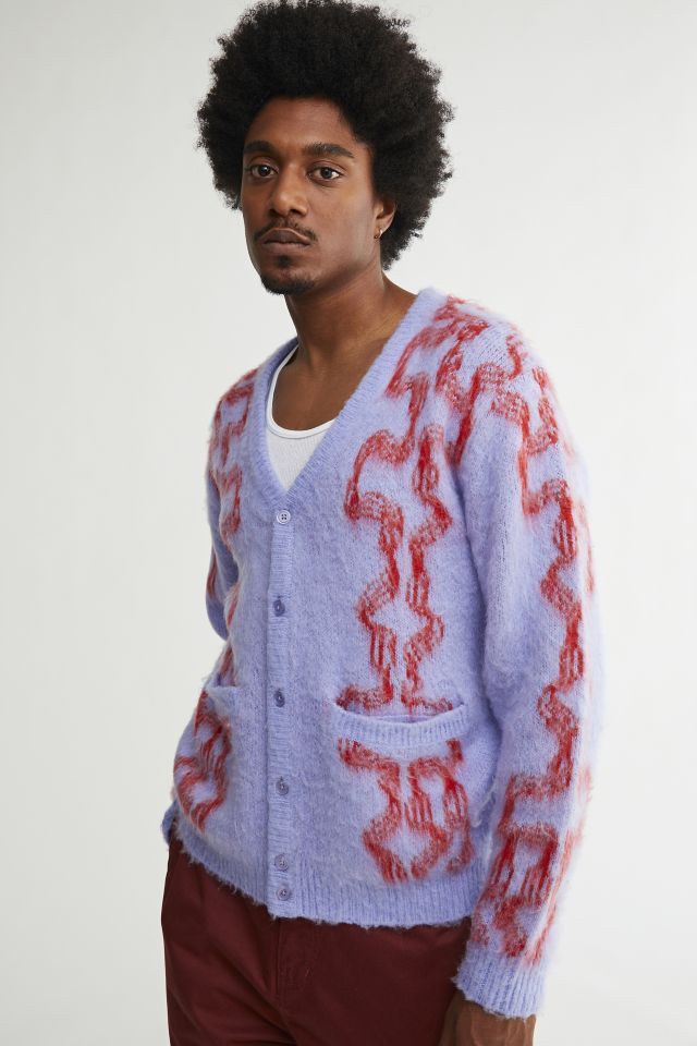 OBEY Patterned Cardigan | Urban Outfitters