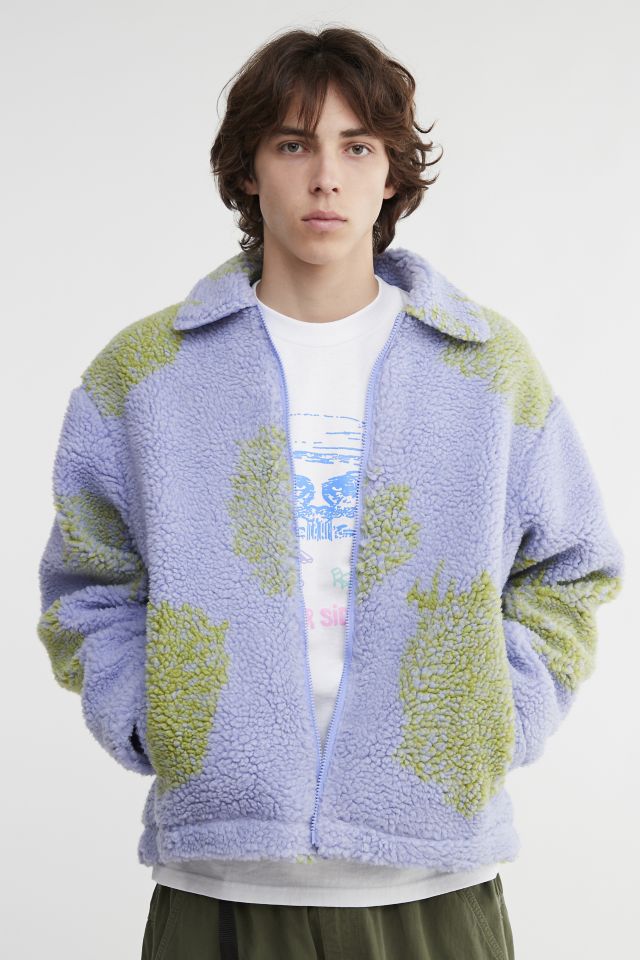 Patterned Fleece Jacket