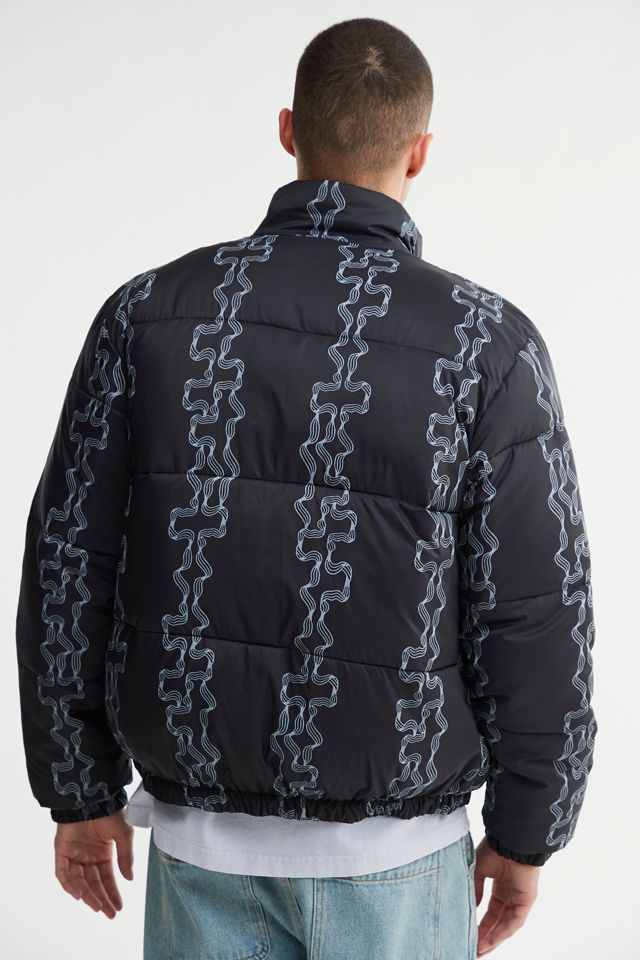 OBEY Benny Reversible Puffer Jacket | Urban Outfitters