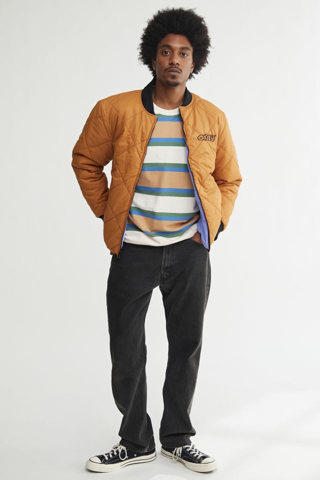 OBEY Brux Reversible Quilted Jacket #2