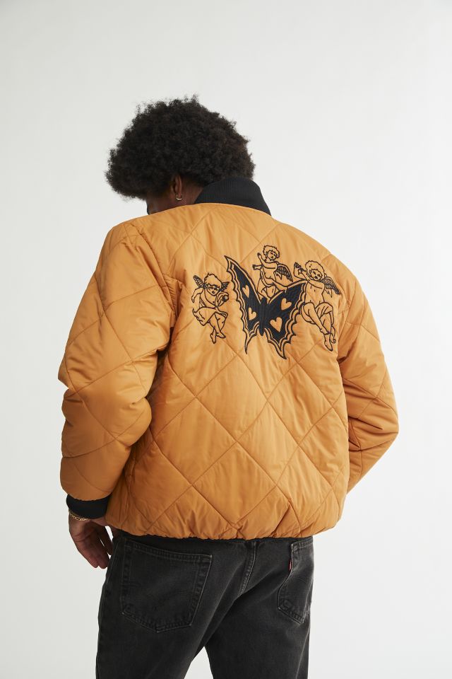 OBEY Brux Reversible Quilted Jacket #3