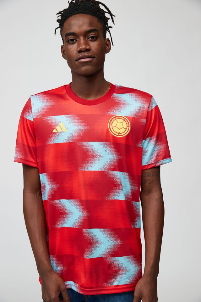 adidas Colombia Pre-Match Jersey Tee | Urban Outfitters