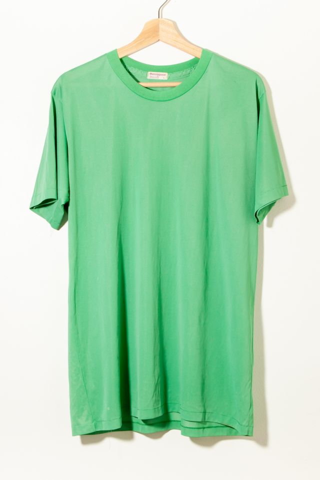 Vintage 70s Munsingwear Acrylic Silky Green Single Stitch T-Shirt ...