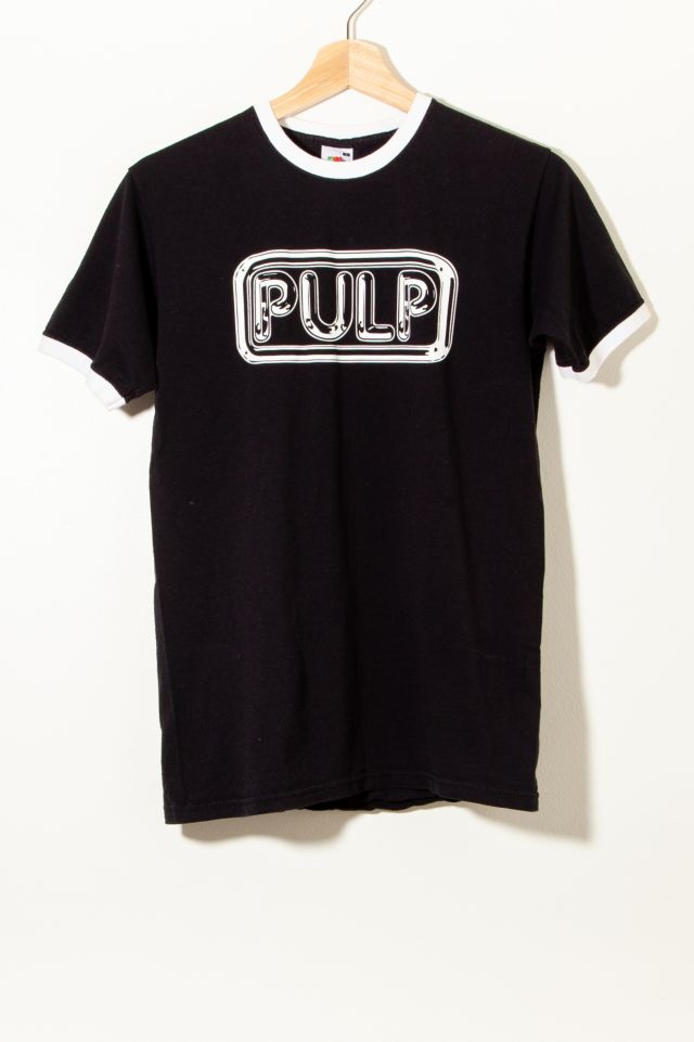 Y2K Vintage Pulp Band Graphic Logo T-Shirt Britpop Rocker | Urban ...