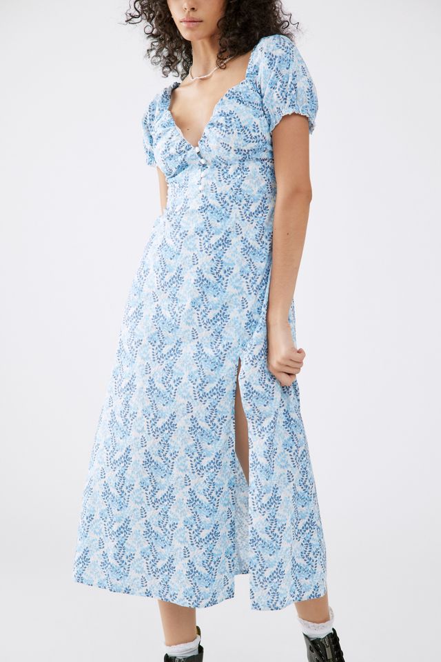 Kiss The Sky Side Slit Midi Dress #2