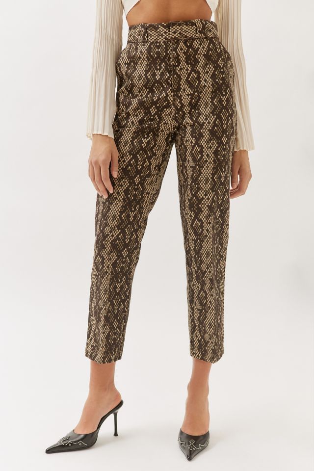 Urban outfitters hot sale snakeskin pants