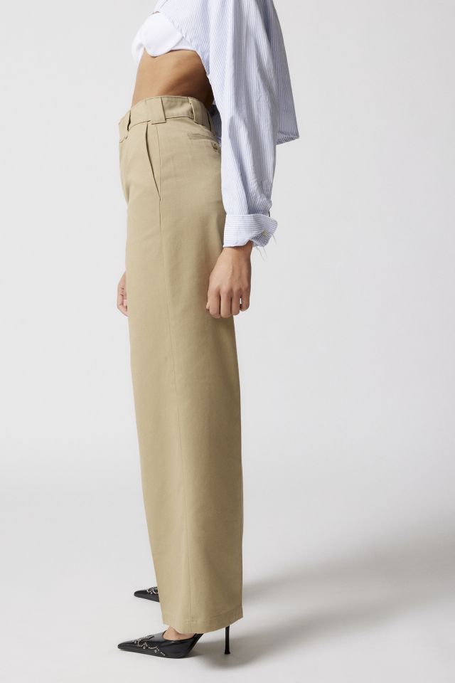 Dickies Workwear Wide Leg Pant in Pink