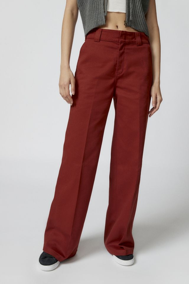 Women's Regular Fit Wide Leg Work Pants - Dickies US