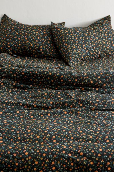 Jessi Gingham Pick Stitched Duvet Cover