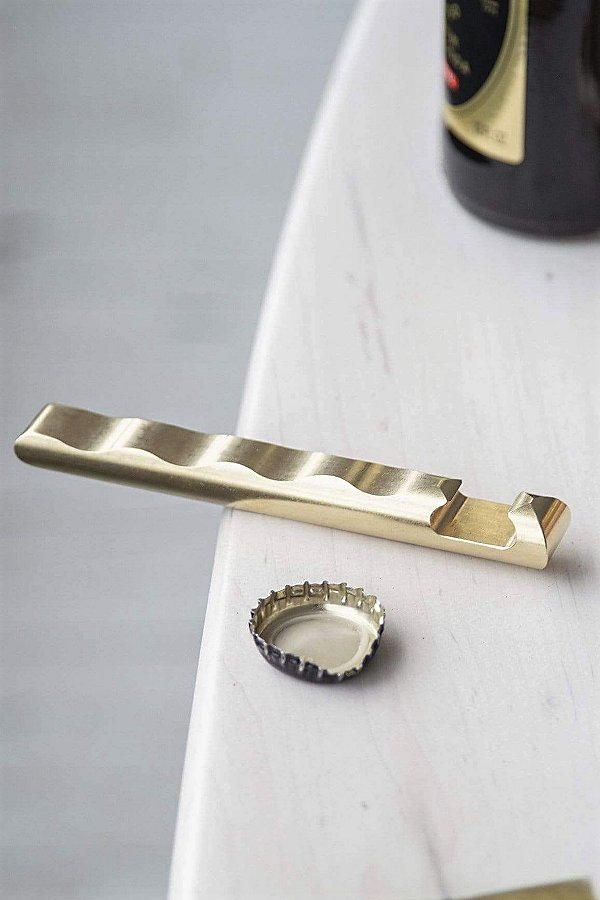Craighill Ripple Stainless Steel Bottle Opener In Gold