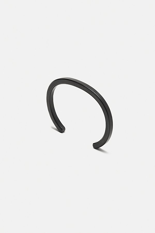 Craighill Radial Bracelet Cuff In Carbon Black, Men's At Urban Outfitters