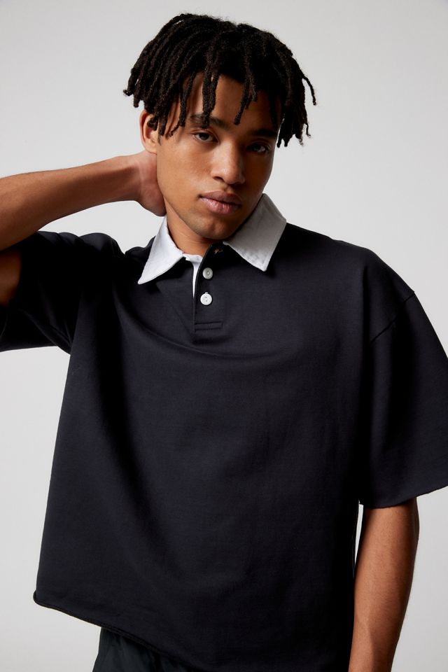 Standard Sleeve Boxy Collared Sweatshirt | Urban Outfitters