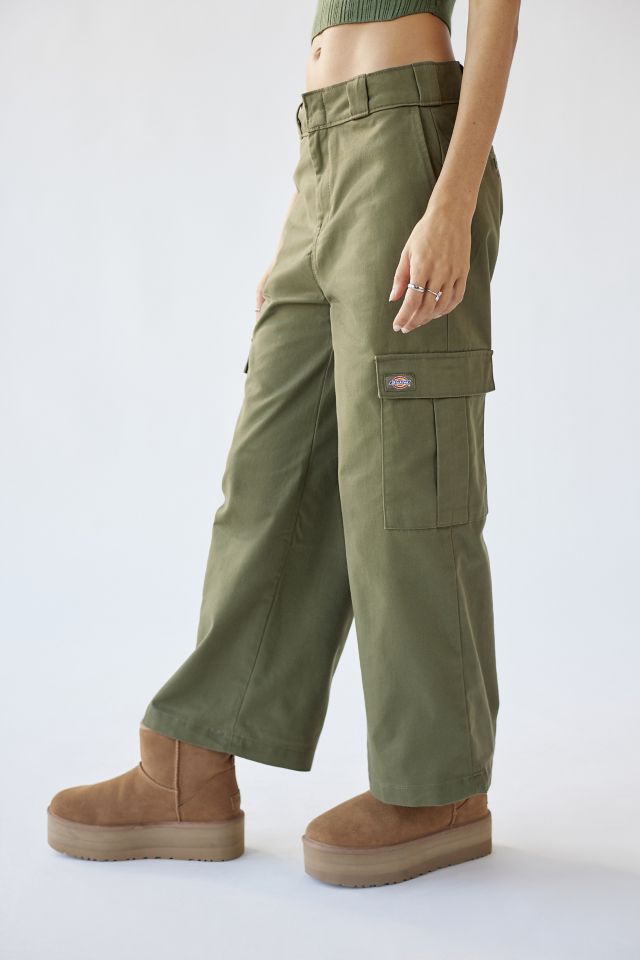 Dickies Twill Cropped High-Rise Cargo Pant #1