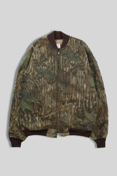 vintage camo bomber jacket