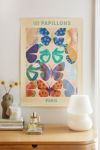 PSTR Studio Zoe Wodarz Les Papillons - Paris Frameless Art Print