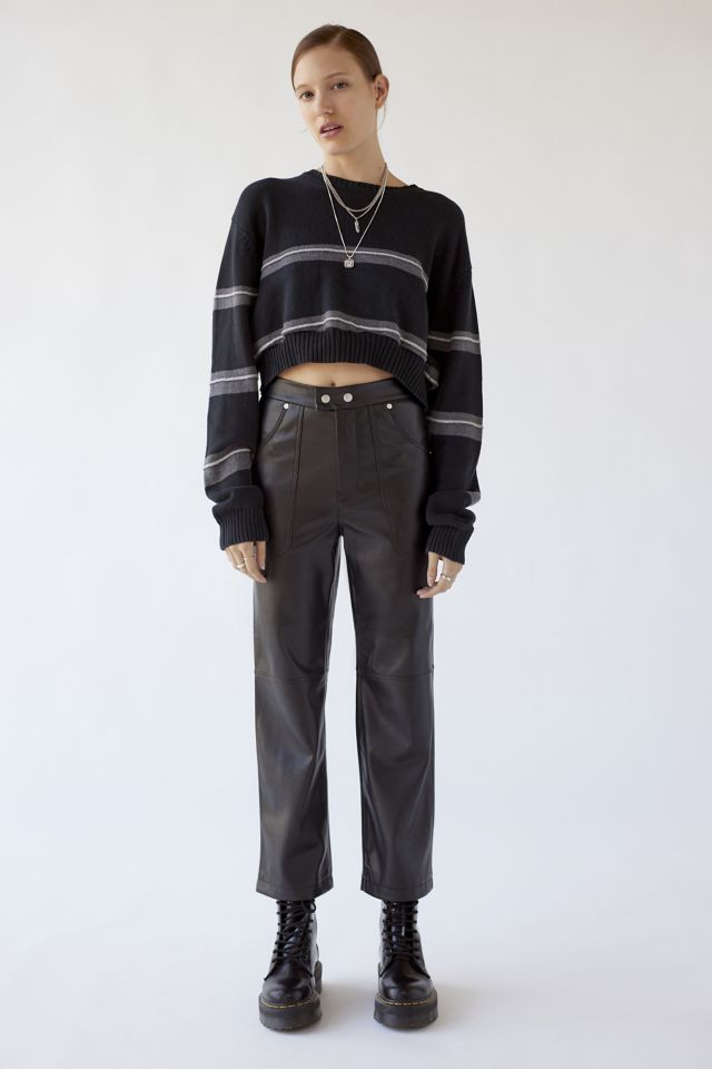 Blank NYC Baxter Faux Leather Ribcage Pant | Urban Outfitters
