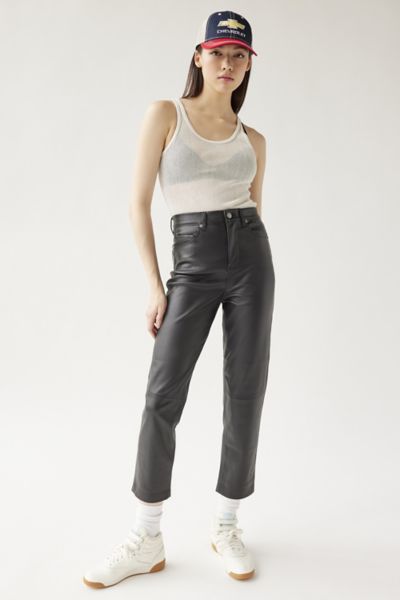 BLANKNYC NEED YOU TONIGHT FAUX LEATHER CROPPED PANT