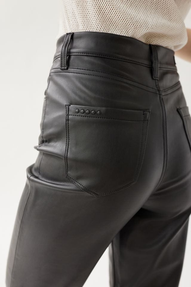 BLANKNYC Need You Tonight Faux Leather Cropped Pant #2
