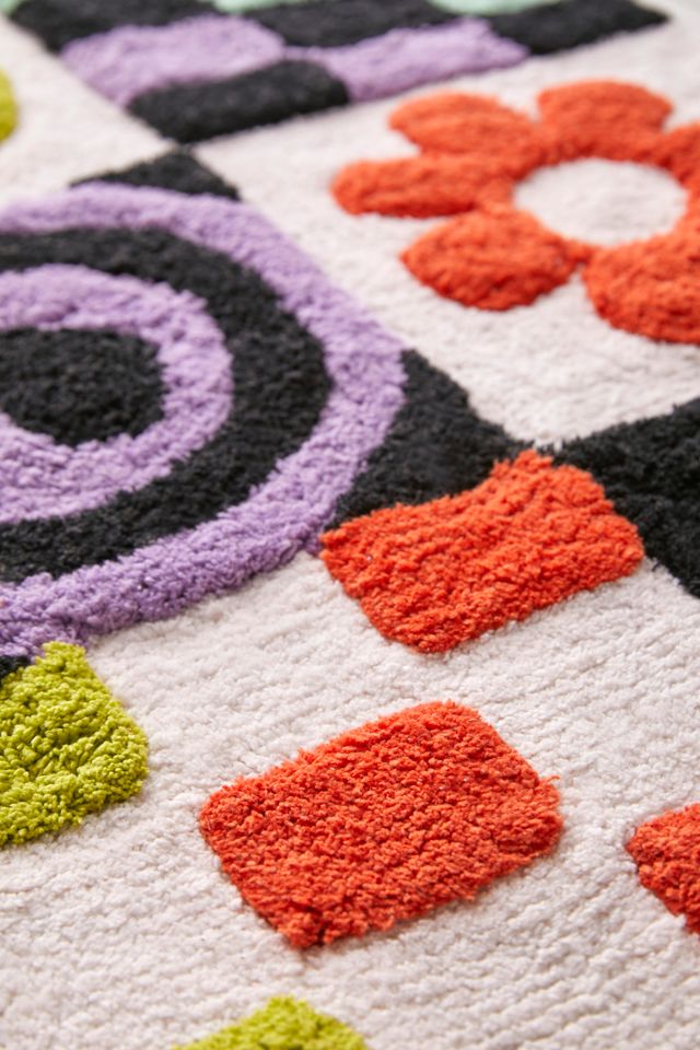 Happy Tufted Bath Mat #1