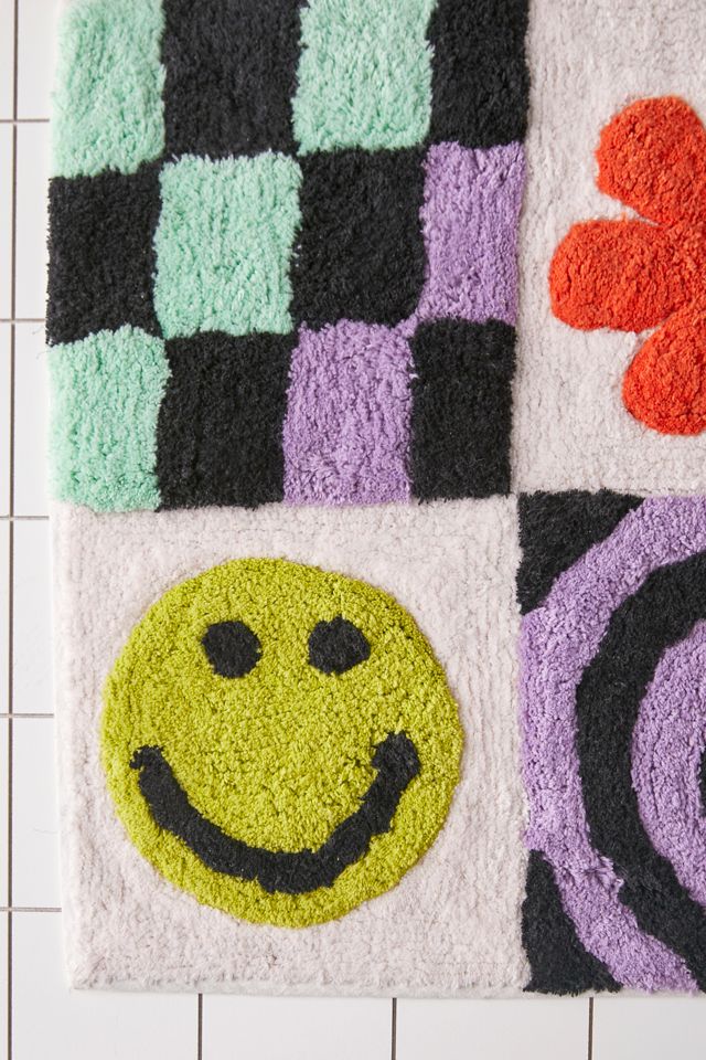 Happy Tufted Bath Mat #2