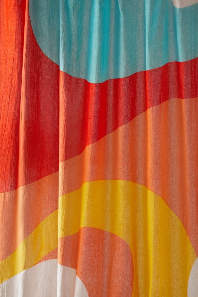 Silas Wave Shower Curtain #1