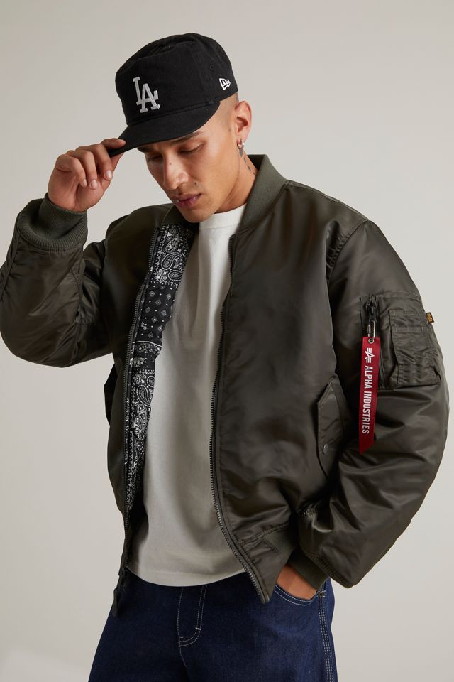 Alpha Industries Japan Reversible Printed Liner MA-1 Jacket