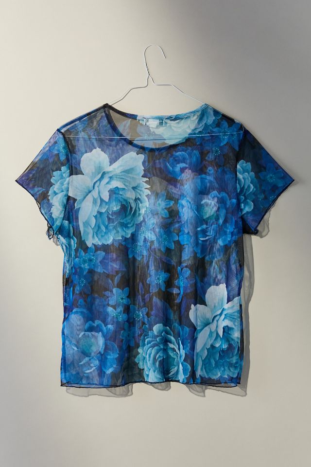 Berriez Vintage Mesh Rose Tee #1