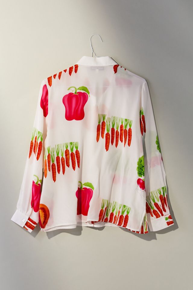 Haut imprimé Veggie vintage Berriez #1