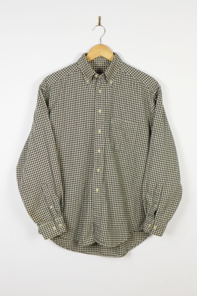 Vintage Black Checkered Button-Down Shirt | Urban Outfitters