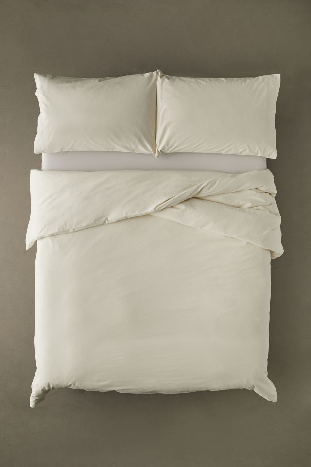 Ensemble de Couette en Coton Lavé Bien Usé #1