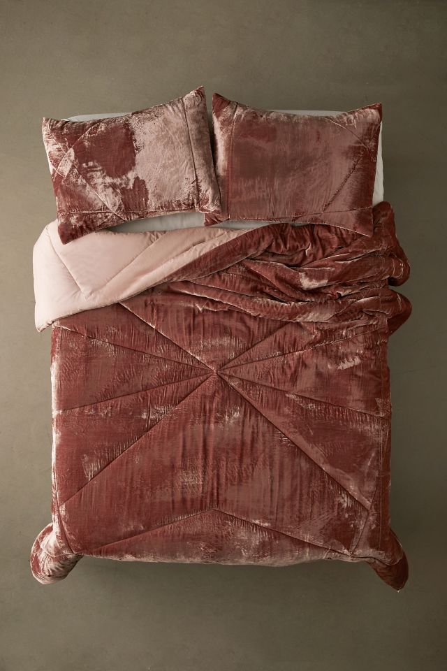 Skye Velvet Comforter Set #1
