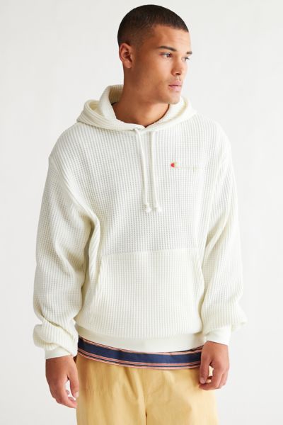 Champion UO  Waffle Texture Hoodie Sweatshirt,Ivory