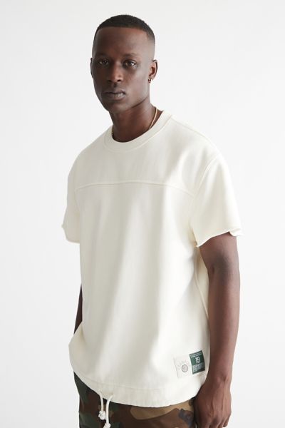 Champion UO  Reverse Weave Short Sleeve Crew Neck Sweatshirt,Ivory