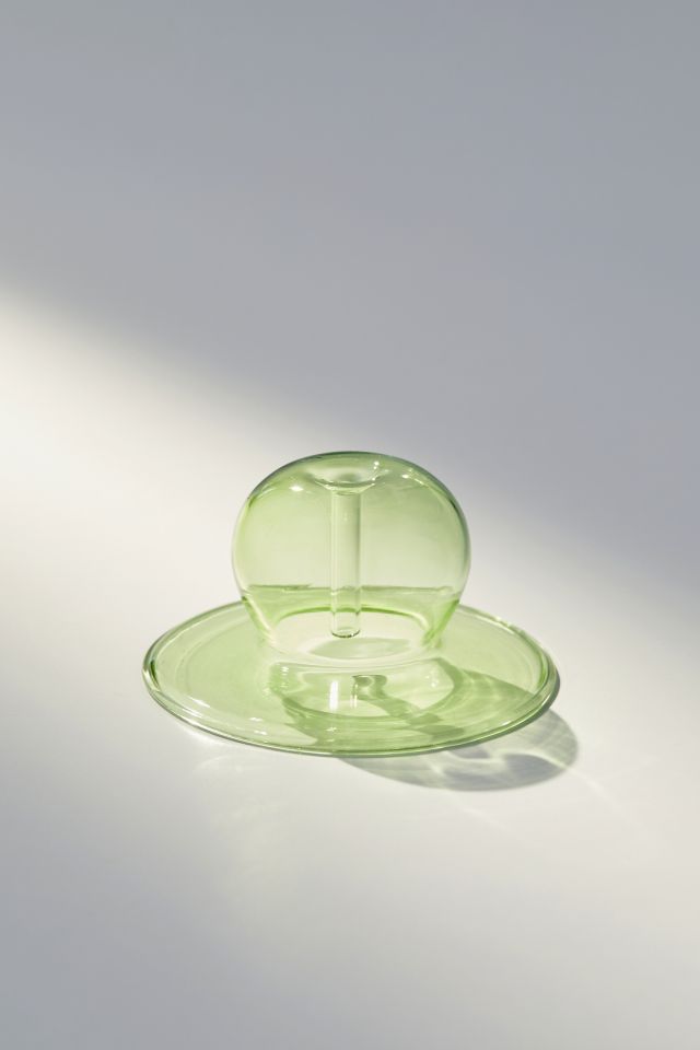 Porte-encens en verre vert Realm Paddywax #1