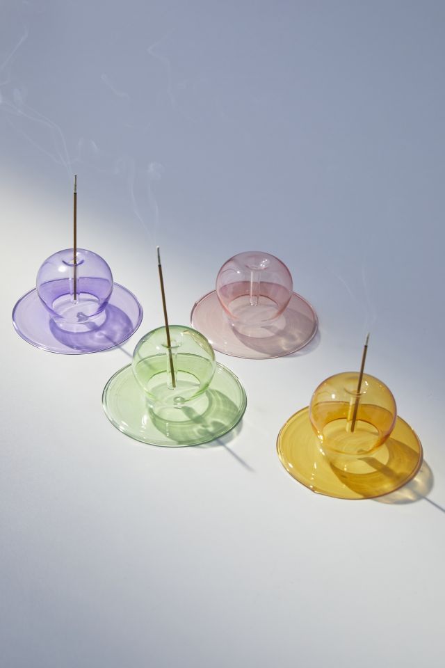 Porte-encens en verre vert Realm Paddywax #2