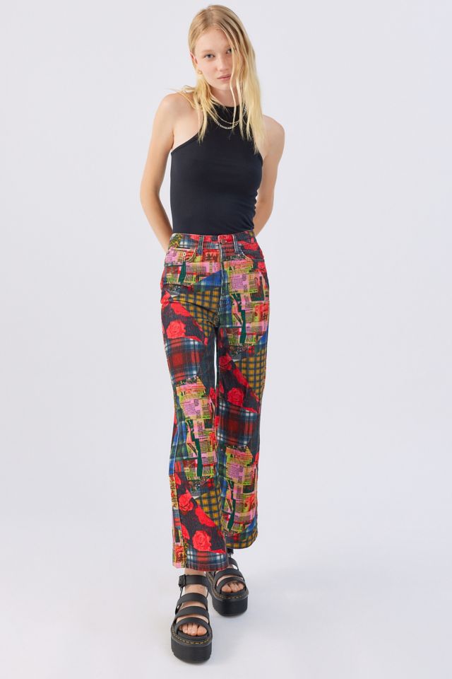 BDG High & Wide Corduroy Printed Pant #1