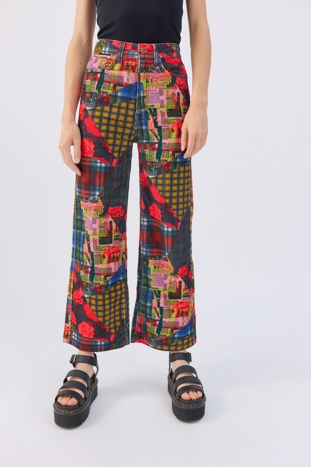 BDG High & Wide Corduroy Printed Pant #3