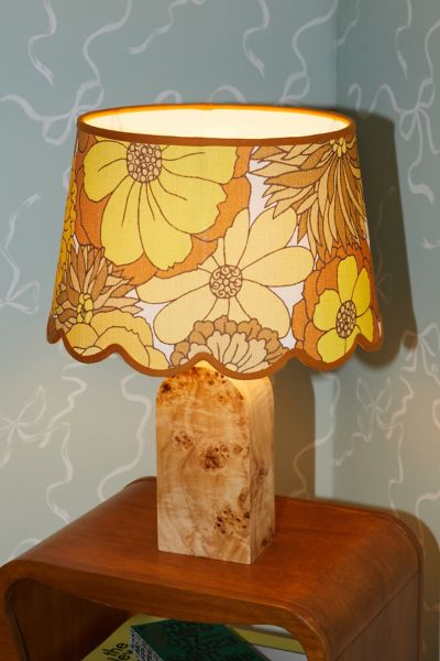 URBAN OUTFITTERS SCALLOP LAMP SHADE IN VERA FLORAL AT URBAN OUTFITTERS 